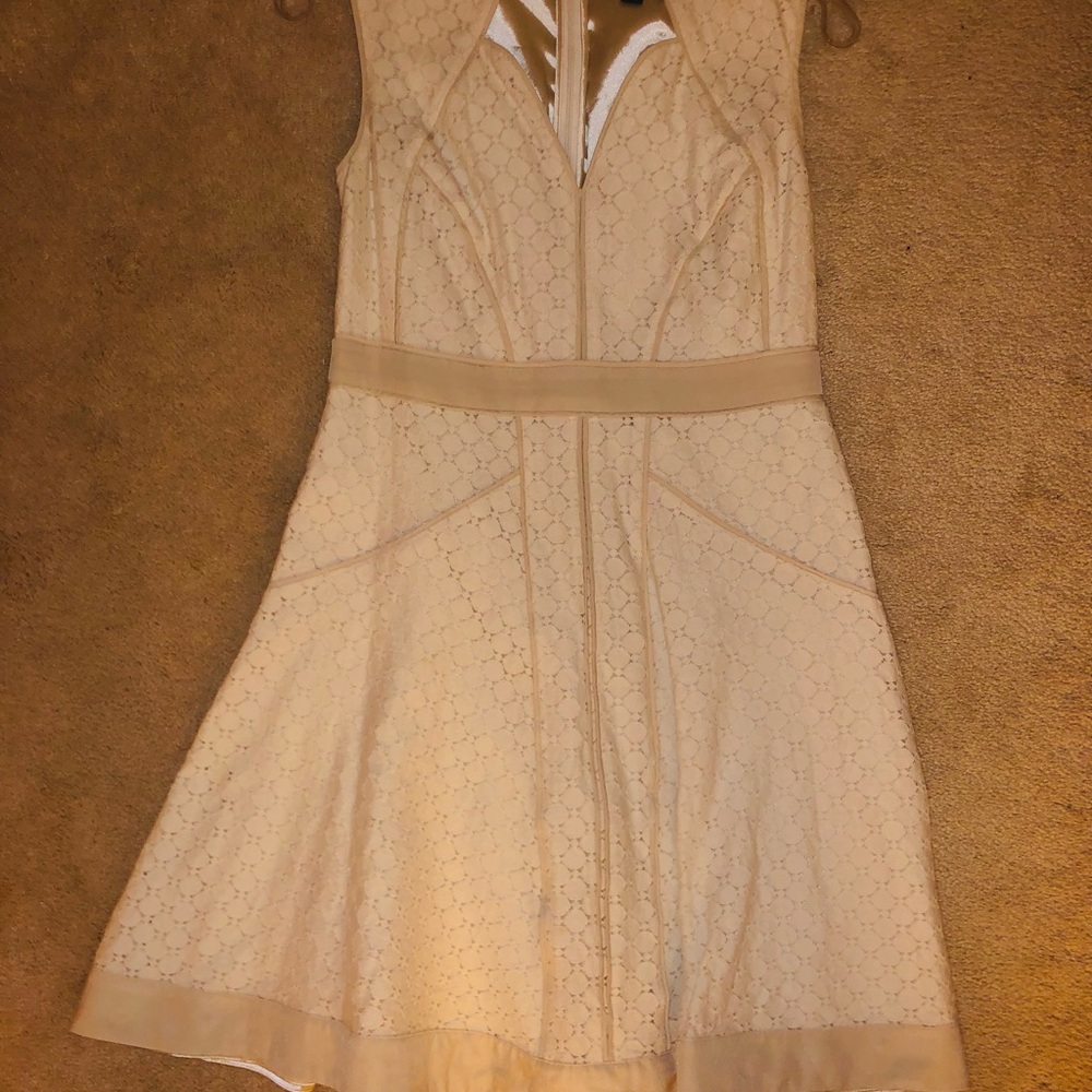Ann Taylor cream & beige summer dress 2P